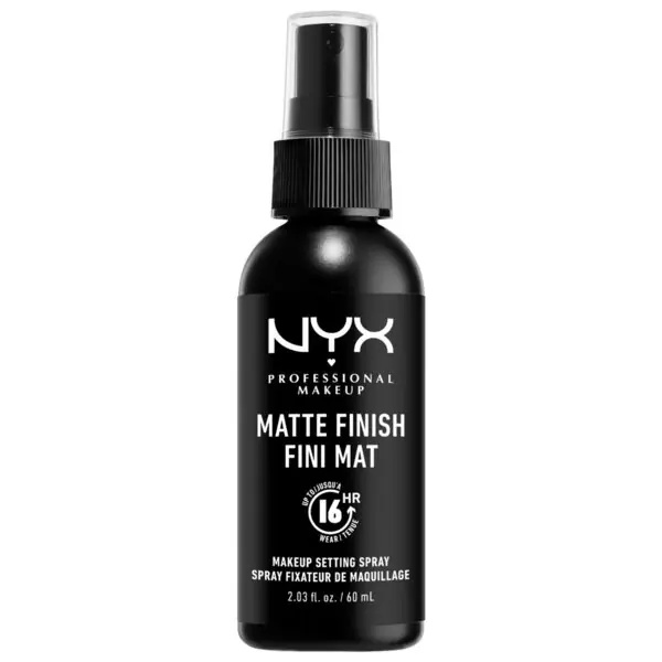 NYX Professional Makeup matēta apdares grima fiksācijas sprejs<br>60ml