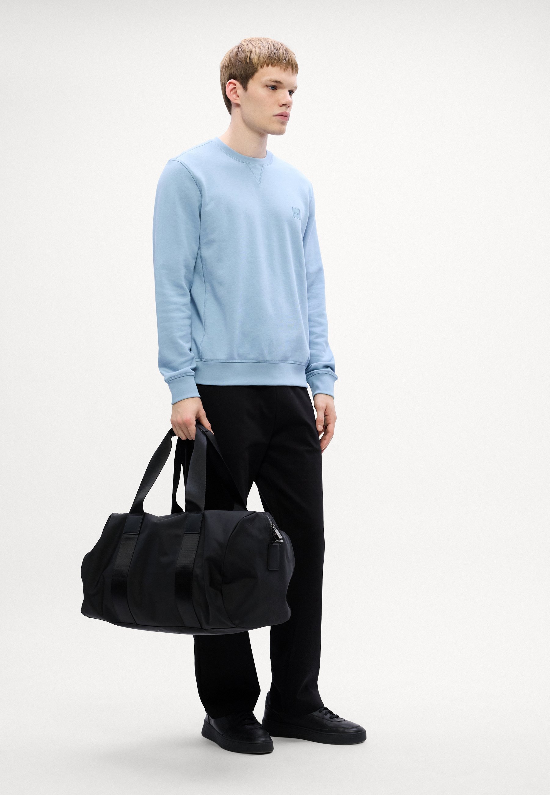 BOSS WESTART - Sweat-shirt - bleu pastel clair