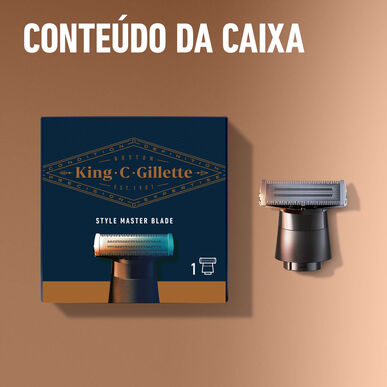 Gillette Style Master Blade King C -terän vaihtoterä 1 kpl 1 kpl