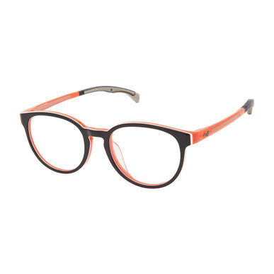 Montura de gafas New Balance para niños, color negro, modelo 5044.