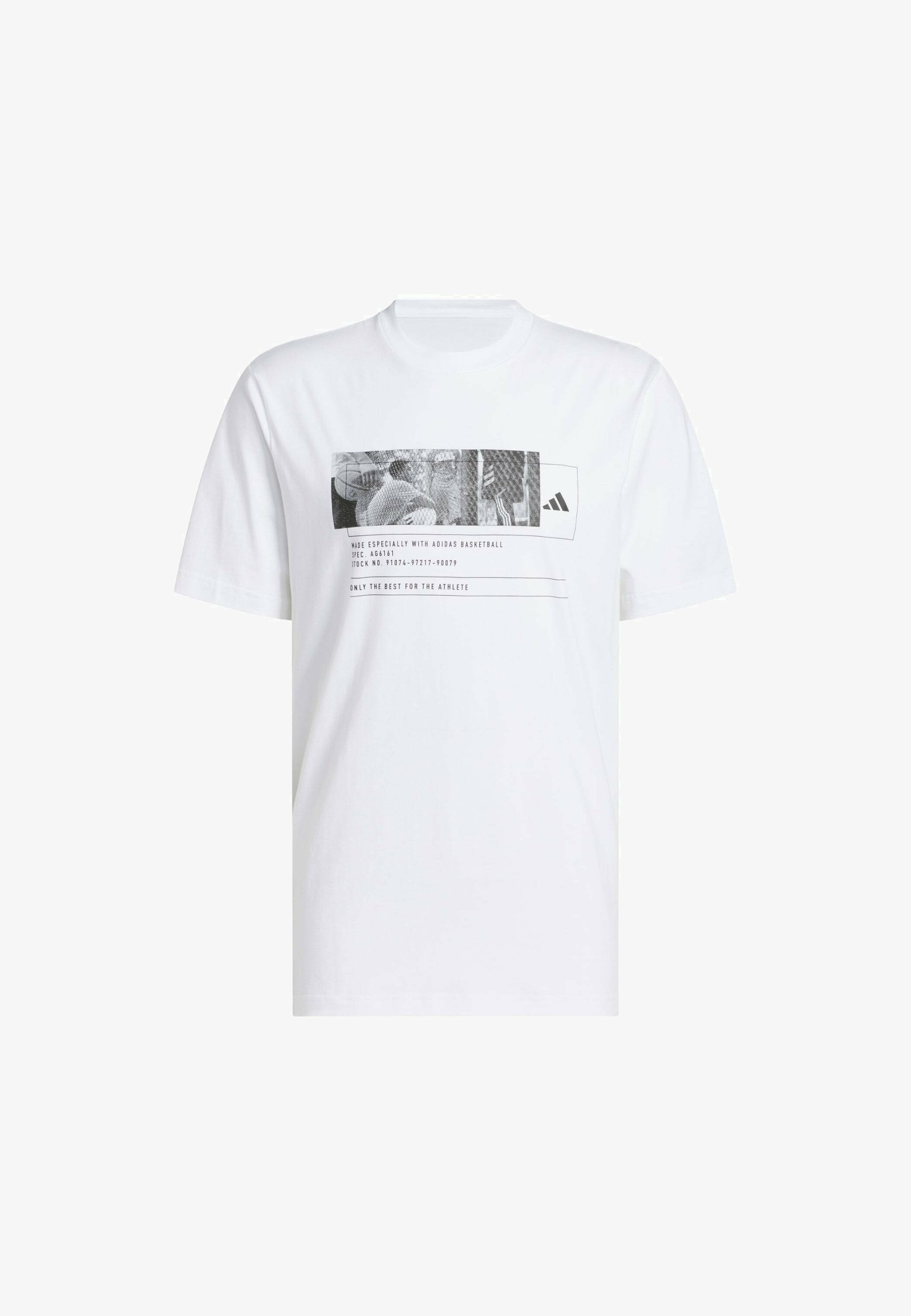 adidas Performance BASKETBALL - T-shirt de sport - blanc
