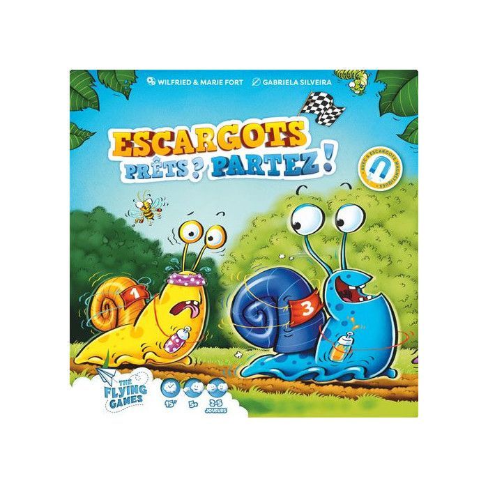 Jeu éducatif The Flying Games Escargots, Prêts? Partez!