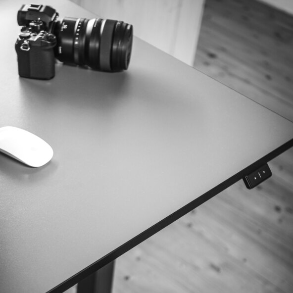 Elektrisk højdejusterbart skrivebord Desk Basic, antracit