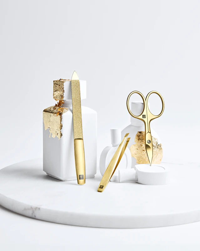 Diagonální pinzeta Zwilling Premium Gold
