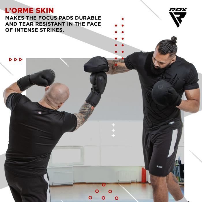 RDX Pattes d'ours Boxe MMA Art Martiaux Pao Muay Thai Kick Boxing Maya Hide Cible D'entraînement Mitaines Focus Pads Taekwondo