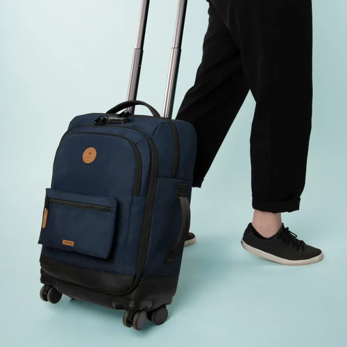 Cabaia Valise souple 4 roues Small Reykjavik Bleu marine