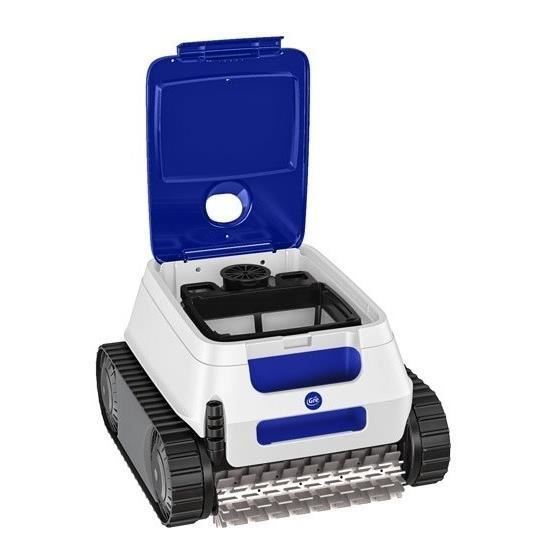 GRE - ER230 Zwembadrobot - Reinigt de bodem, wanden en waterlijn - Voor ingegraven of opbouwzwembaden met vaste wanden tot 9x4 meter - Batterijduur van 2 uur