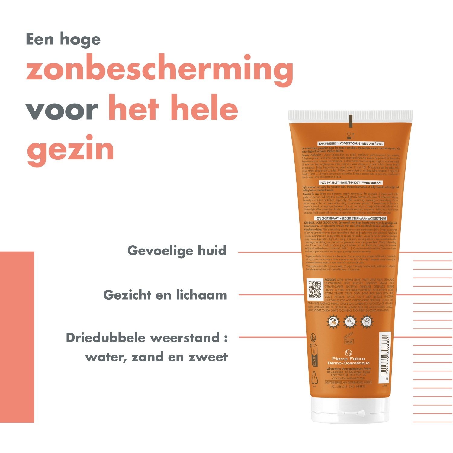 Avène Sunscreen Solaire ķermeņa losjons SPF50 - 100 ml