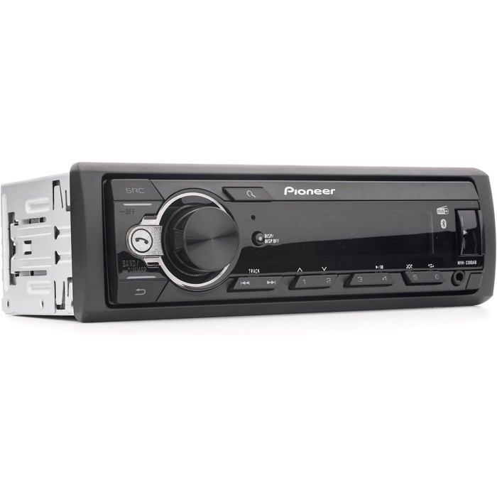 Pioneer MVH-330DAB 1 Din Car Radio, FM/DAB+, USB, Bluetooth