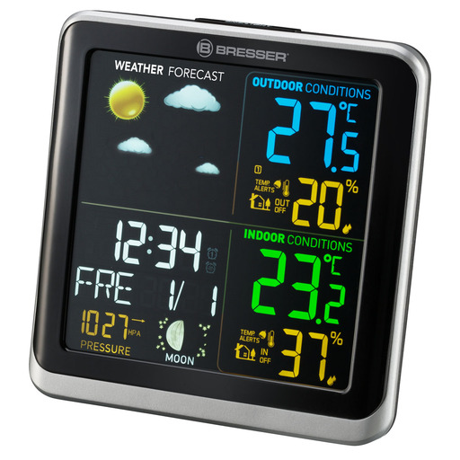 Bresser Climatemp Tb метеоролошка станица са LCD екраном у боји