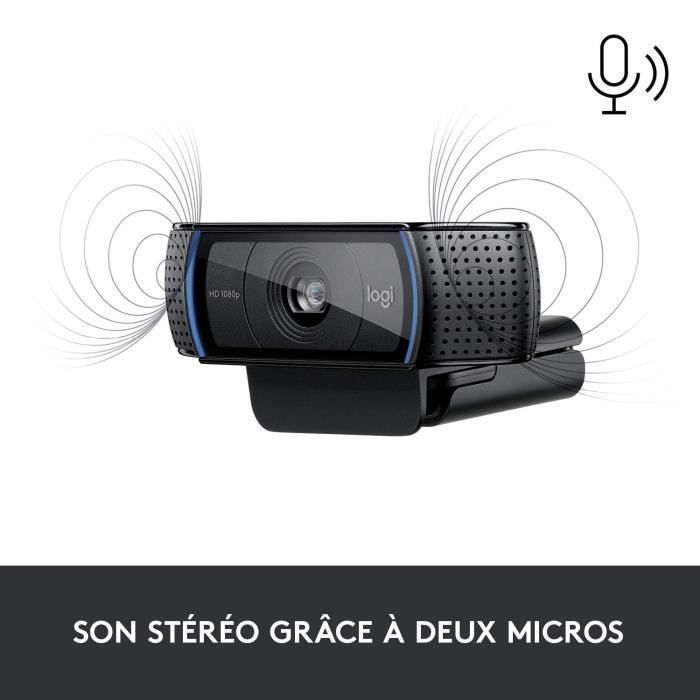Cámara web - Full HD 1080p - Logitech - C920 - Micrófono integrado