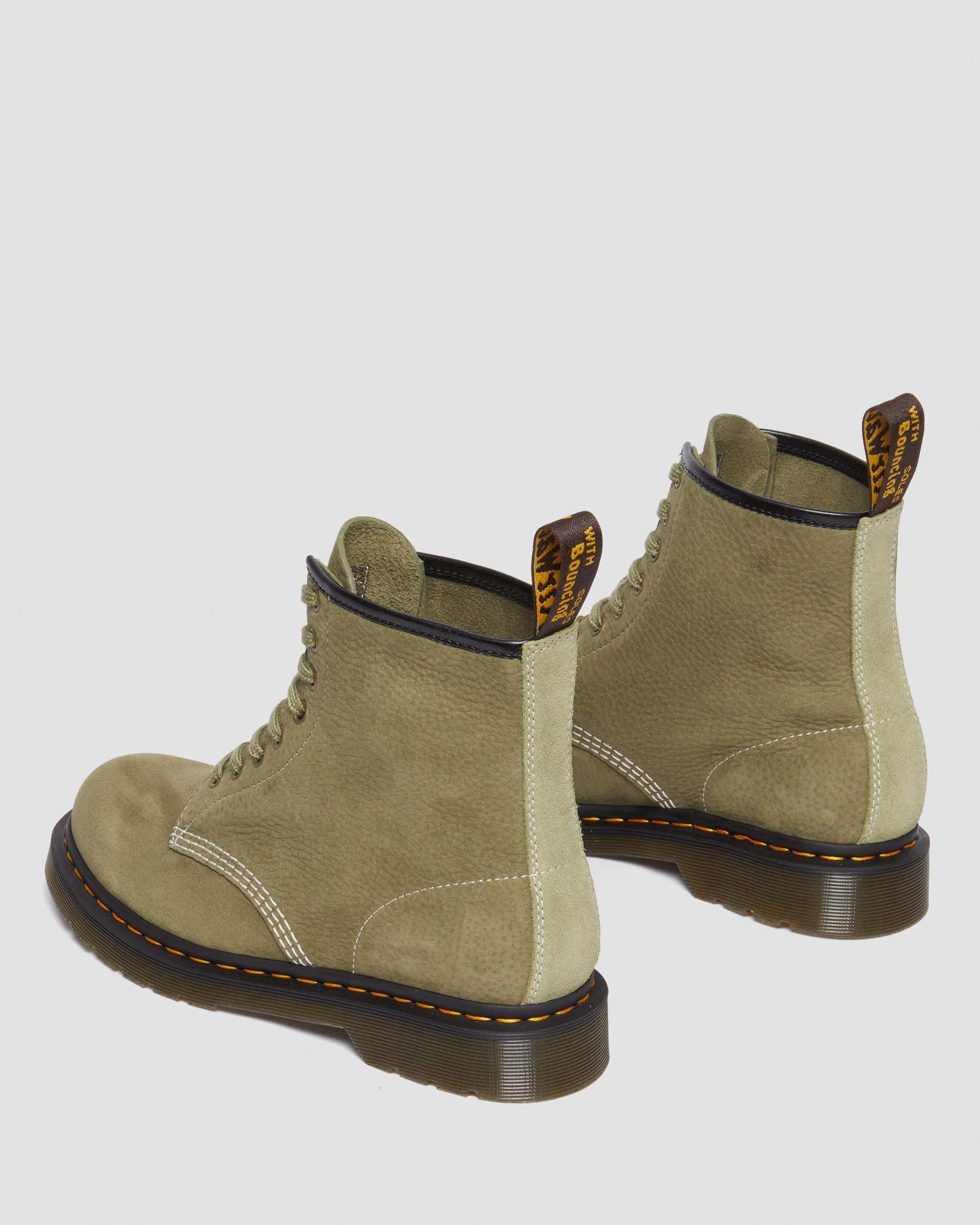 1460 Tumbled Nubuck Leather Lace Up Boots