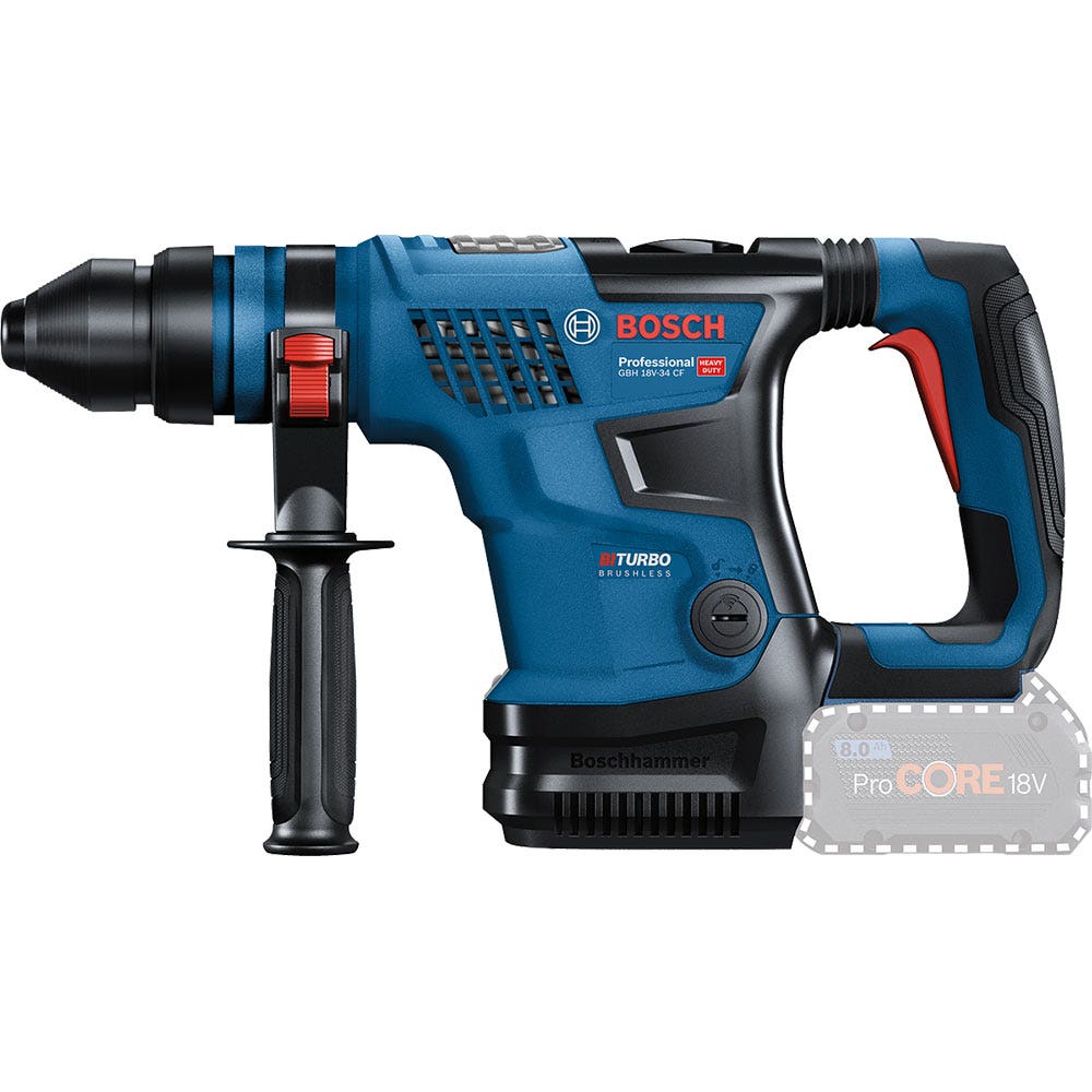 BOSCH 18V BITURBO Brushless 4kg SDS Plus Młotowiertarka Skin 0611914041