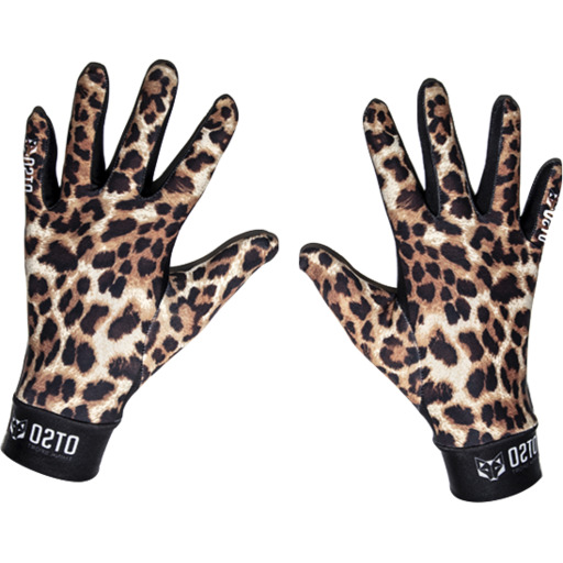  Rukavice Otso z leopardí kůže