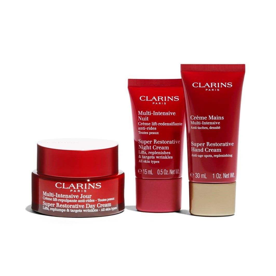 Clarins Super Regenerating Facial Care Set – Основна нега за регенерацију и смањење бора. – 1 комад