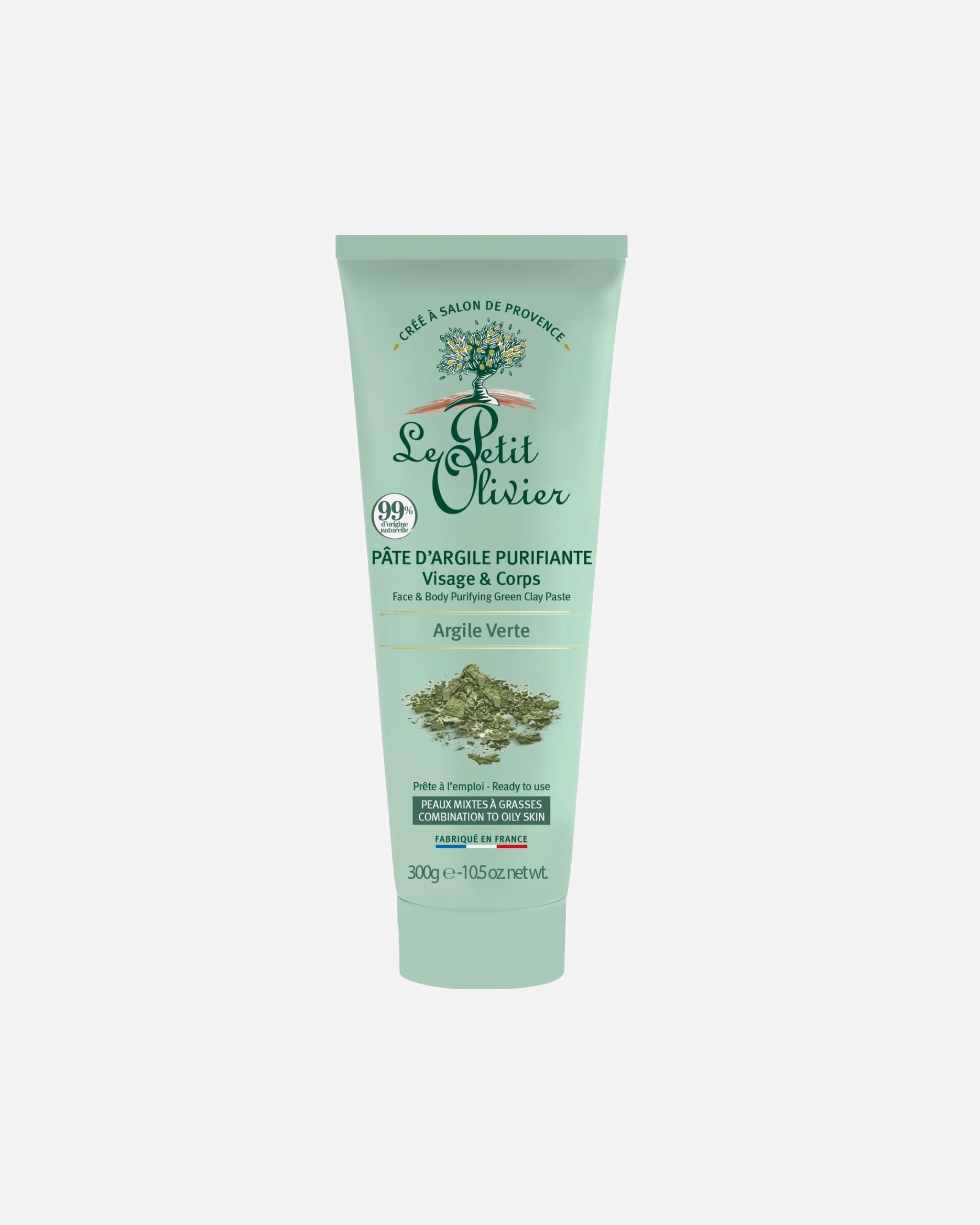 Le Petit Olivier Pâte d'Argile Purifiante Visage & CorpsArgile Verte
