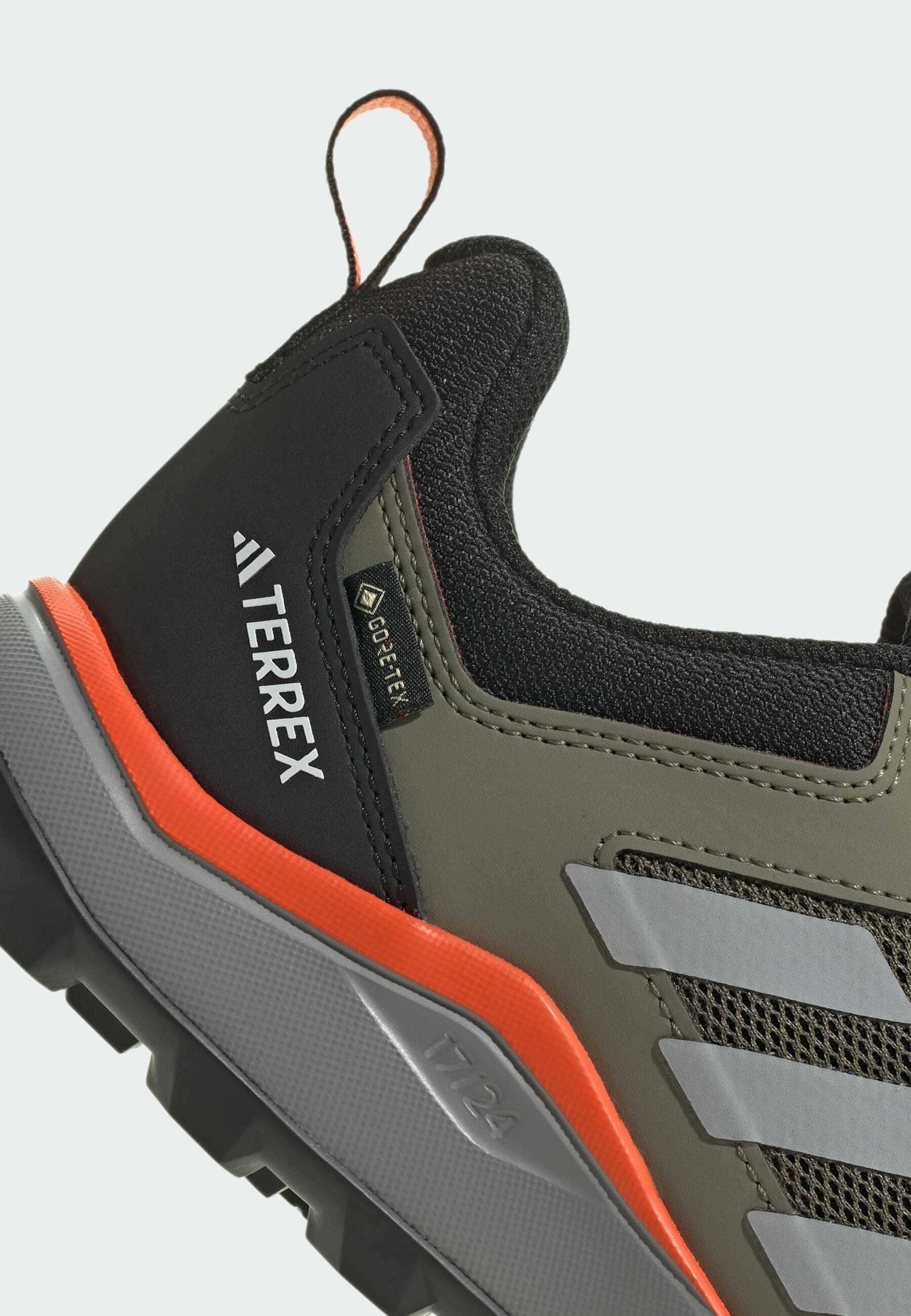 Adidas Terrex TRACEROCKER 2.0 GORE-TEX® TRAIL - Scarpe da trekking - verde oliva, grigio antracite, grigio solido, arancione semi-impatto