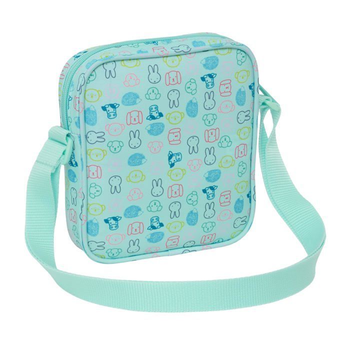 Kleine kinderschoudertas - Safta - Pastelblauw - 16x4x18 cm - Polyester - Verstelbare schouderband - Ritssluiting