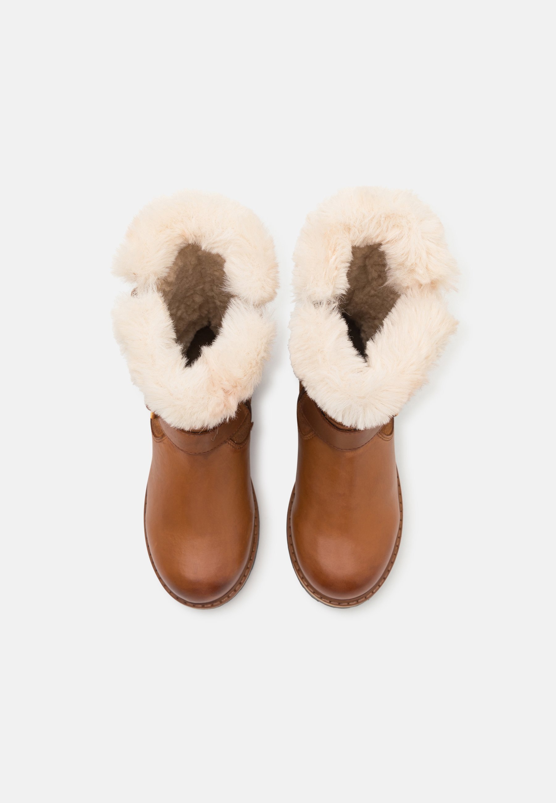 Friboo CUIR - Bottes - cognac