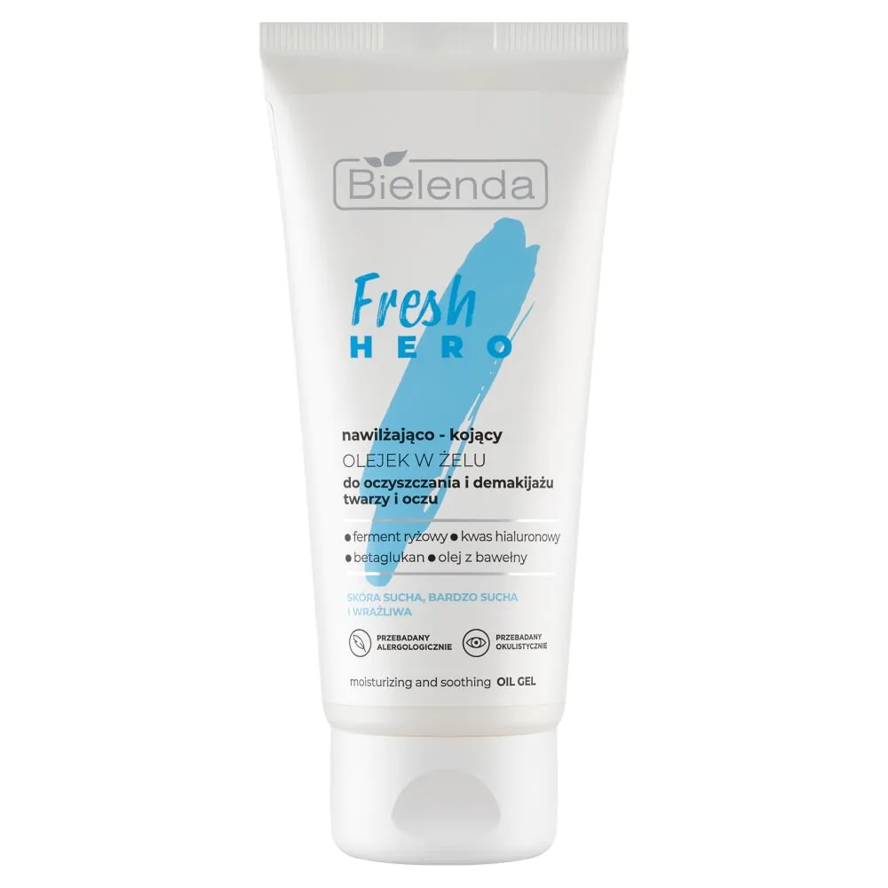 Bielenda Fresh Hero nawilżająco-kojący olejek w żelu do oczyszczania i demakijażu