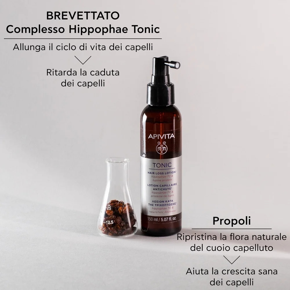 APIVITA Apivita Anti-Haaruitval Lotion Hippophae Tc/Lupine Eiwit 150 ml tegen haaruitval