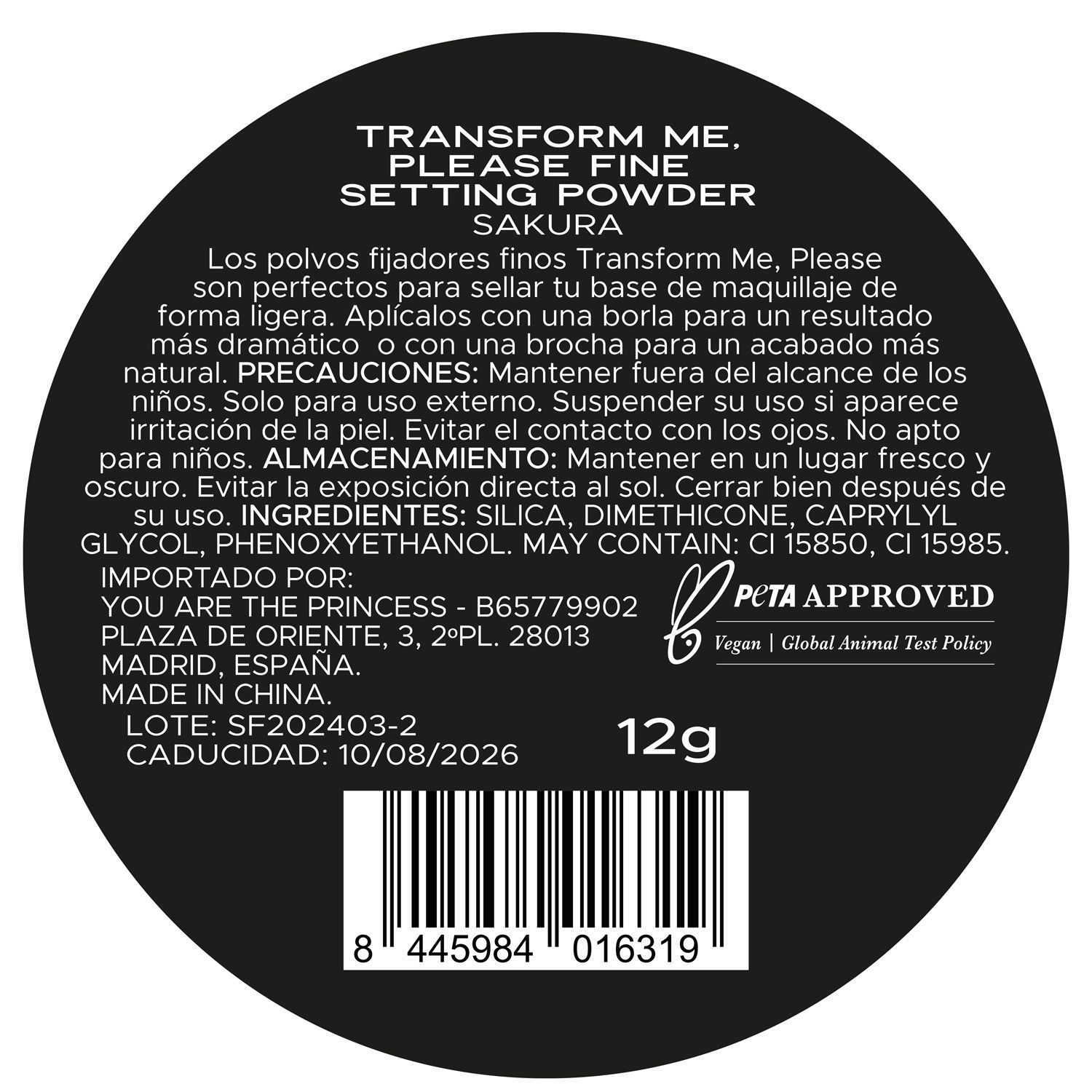 „Transform Me Please“ fiksuojamoji pudra Kompaktinės ir birios pudros