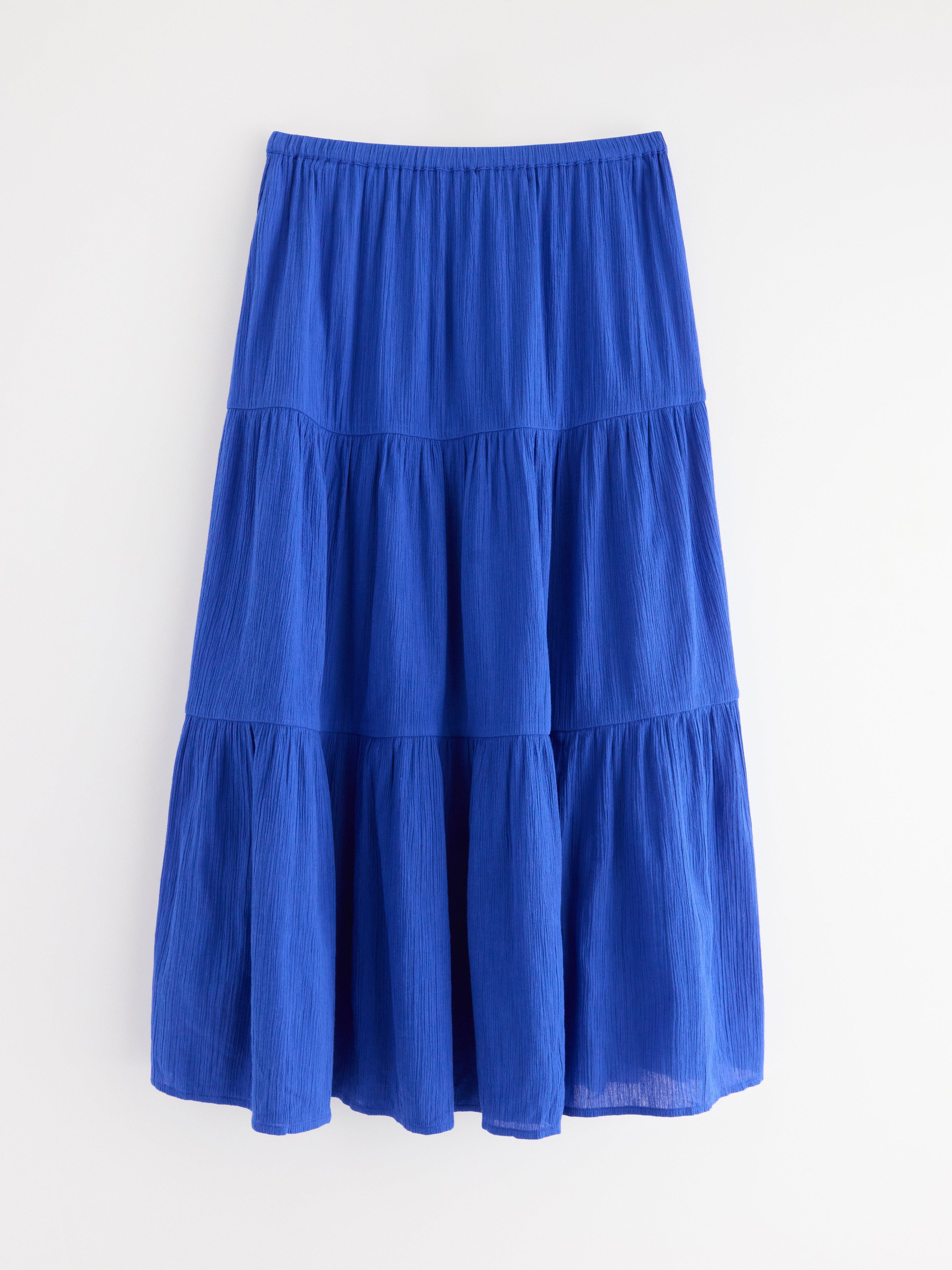 Krinklad maxikjol Blue