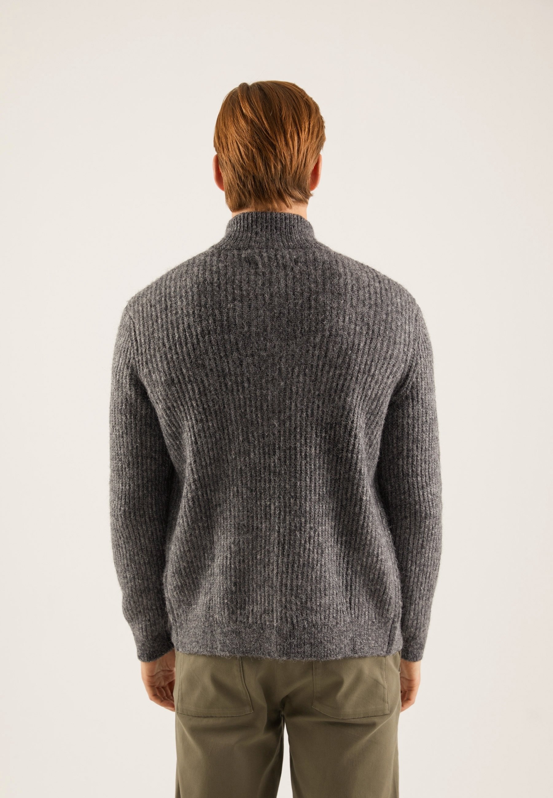 Gilet Pier One - gris foncé chiné