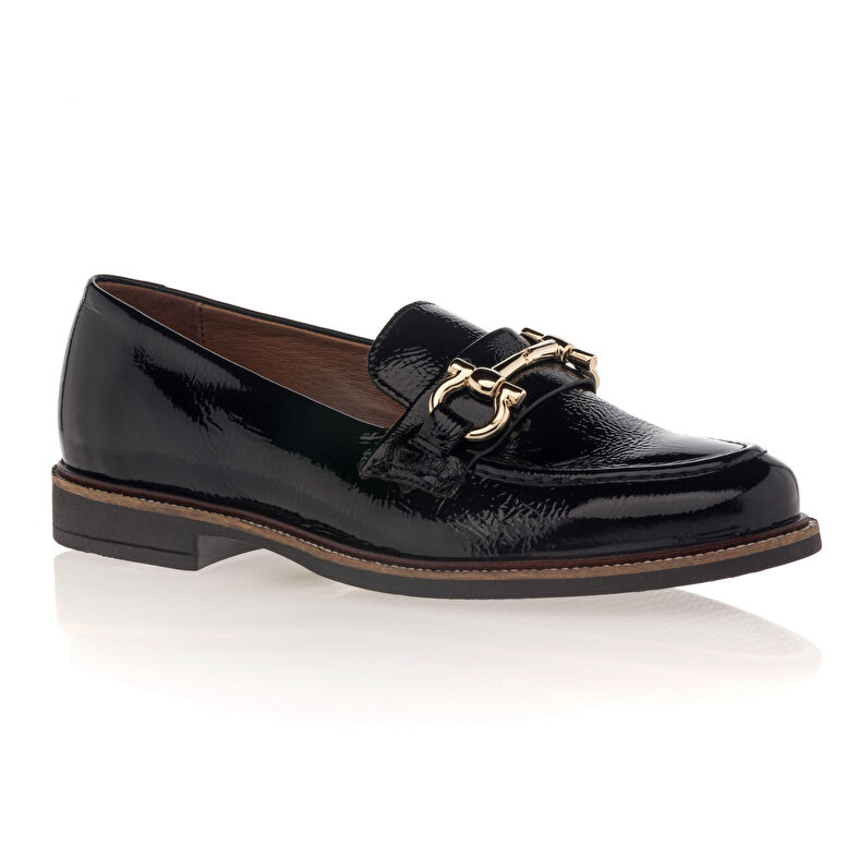 Blå loafers/båtsko til dame