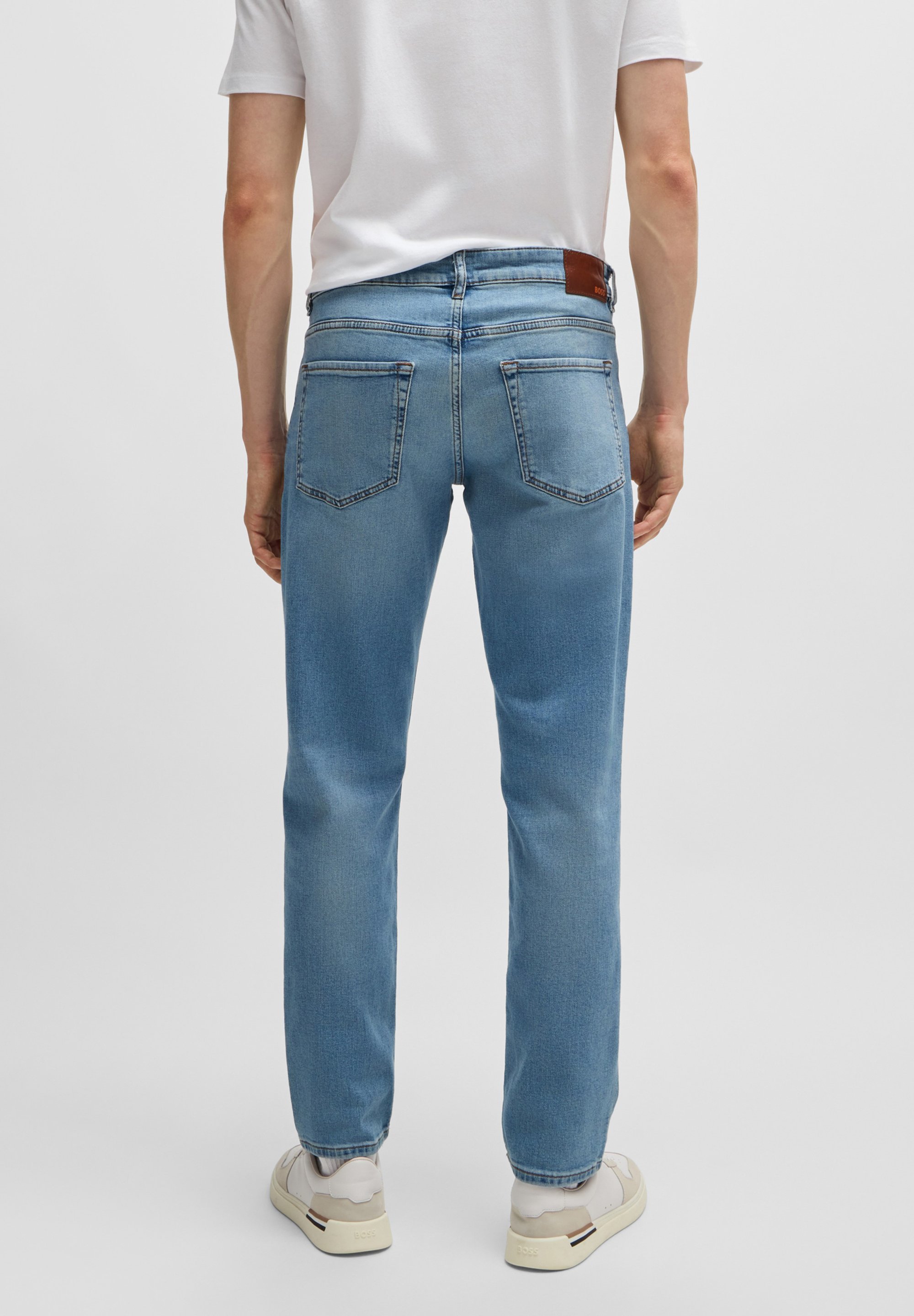 BOSS REMAINE BC - Rechte jeans - felblauw