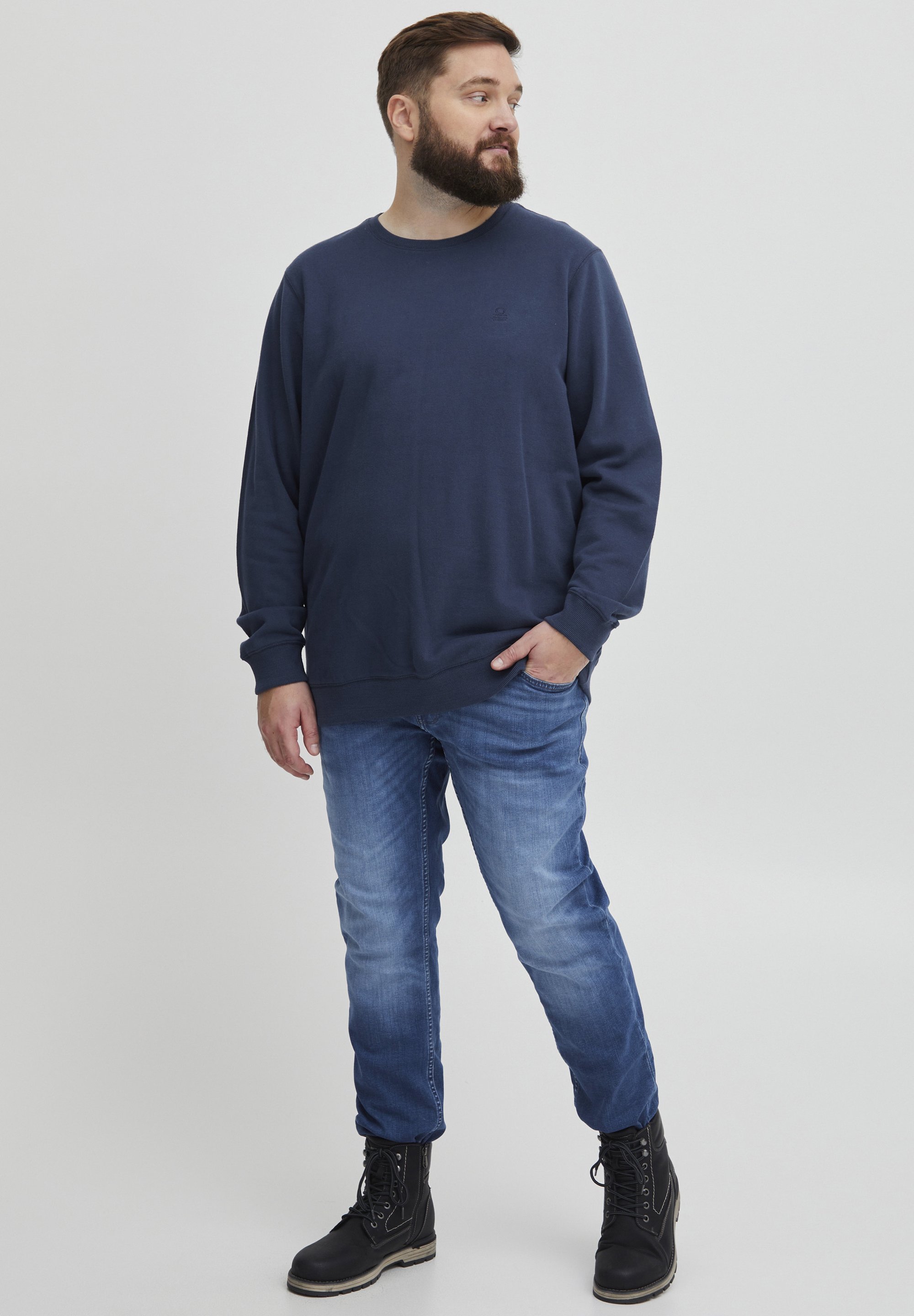 Mélange BHBRAVIN - Sweat-shirt - bleu marine