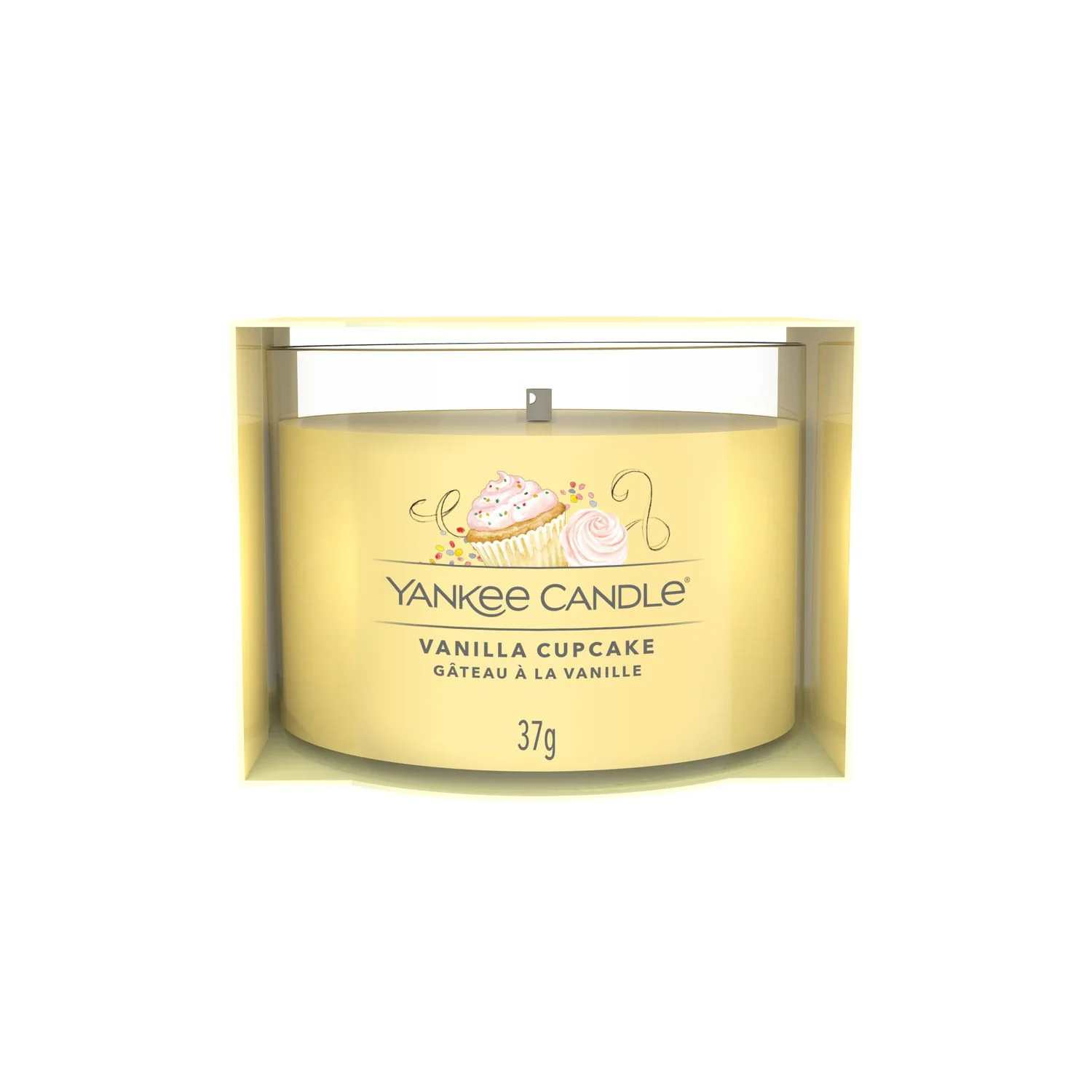Filled Votive Candles Vanilla Cupcake - Candela Profumata