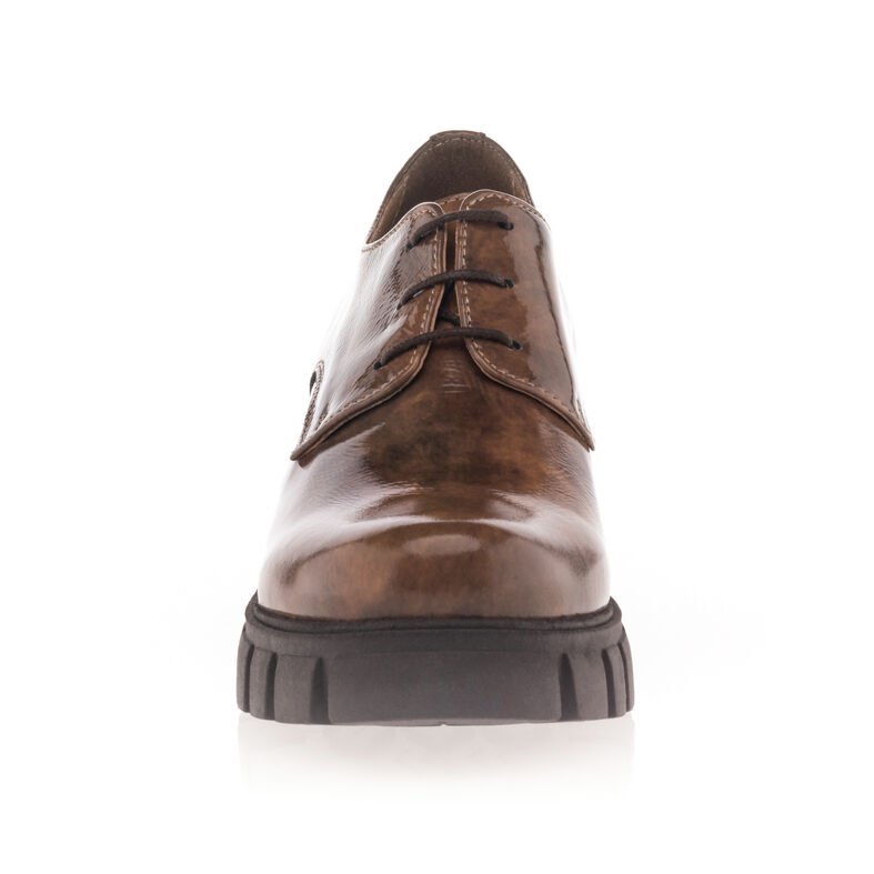 Bruine veterschoenen voor dames / Derbyschoenen