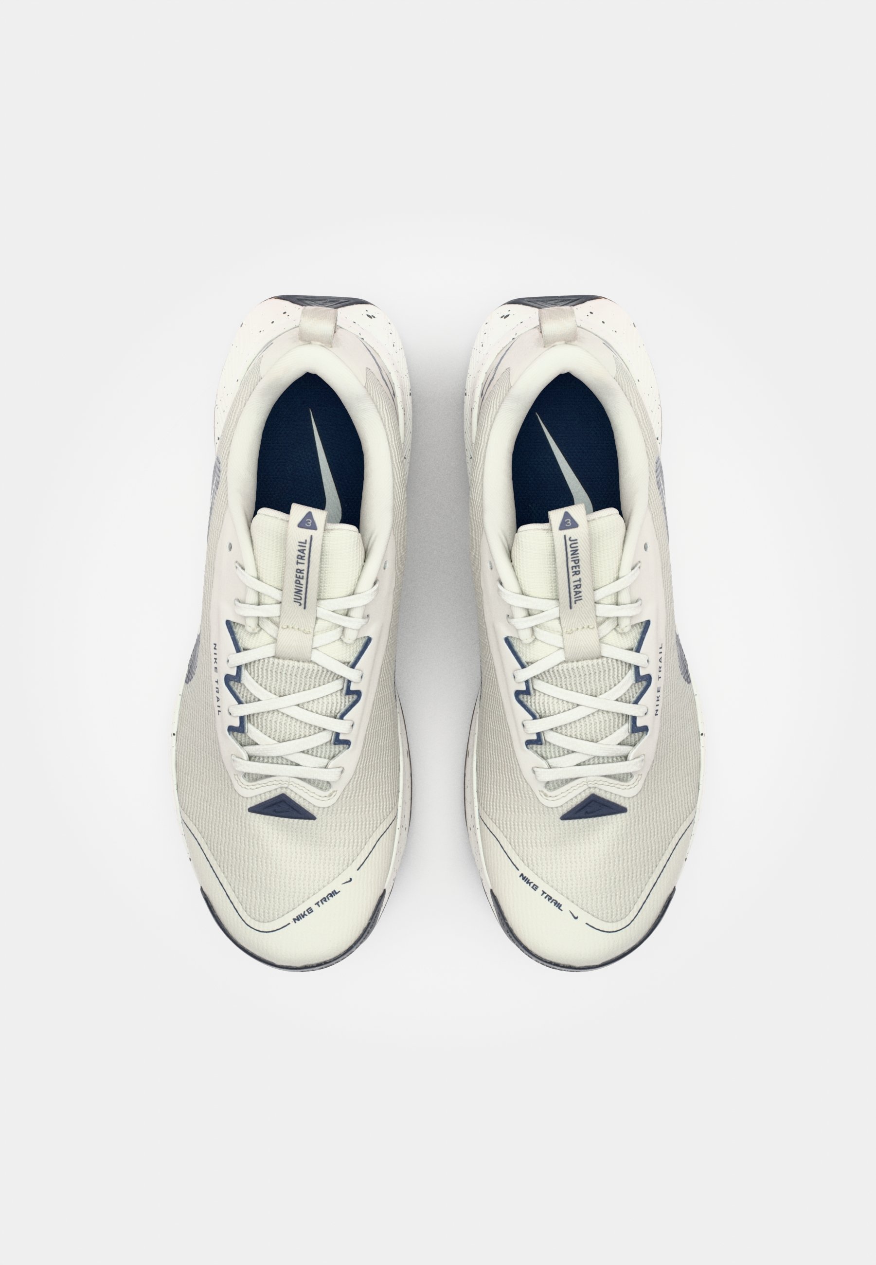 Chaussures de trail Nike Performance JUNIPER 3 - Os clair/Bleu marine/Blanc sommet