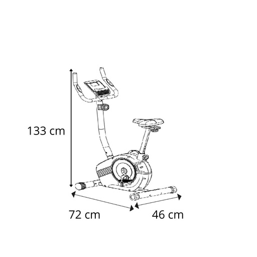 Keboo 700 Series Magnetic Exercise Bike with Heart Rate Monitor and Display