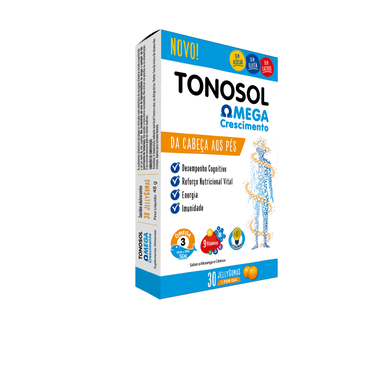 Tonosol-vingummi Tonosol Omega Growth 30 gummier 30 gummier