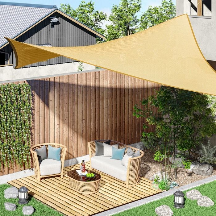Outsunny - shade sail - HDPE - 300x400cm - Sand