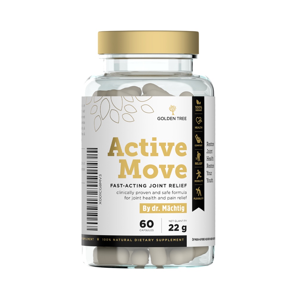 Golden Tree uztura bagātinātājs Active Move - 60 kapsulas