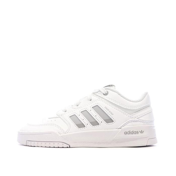 Baskets Blanches Junior Adidas Drop Step Low