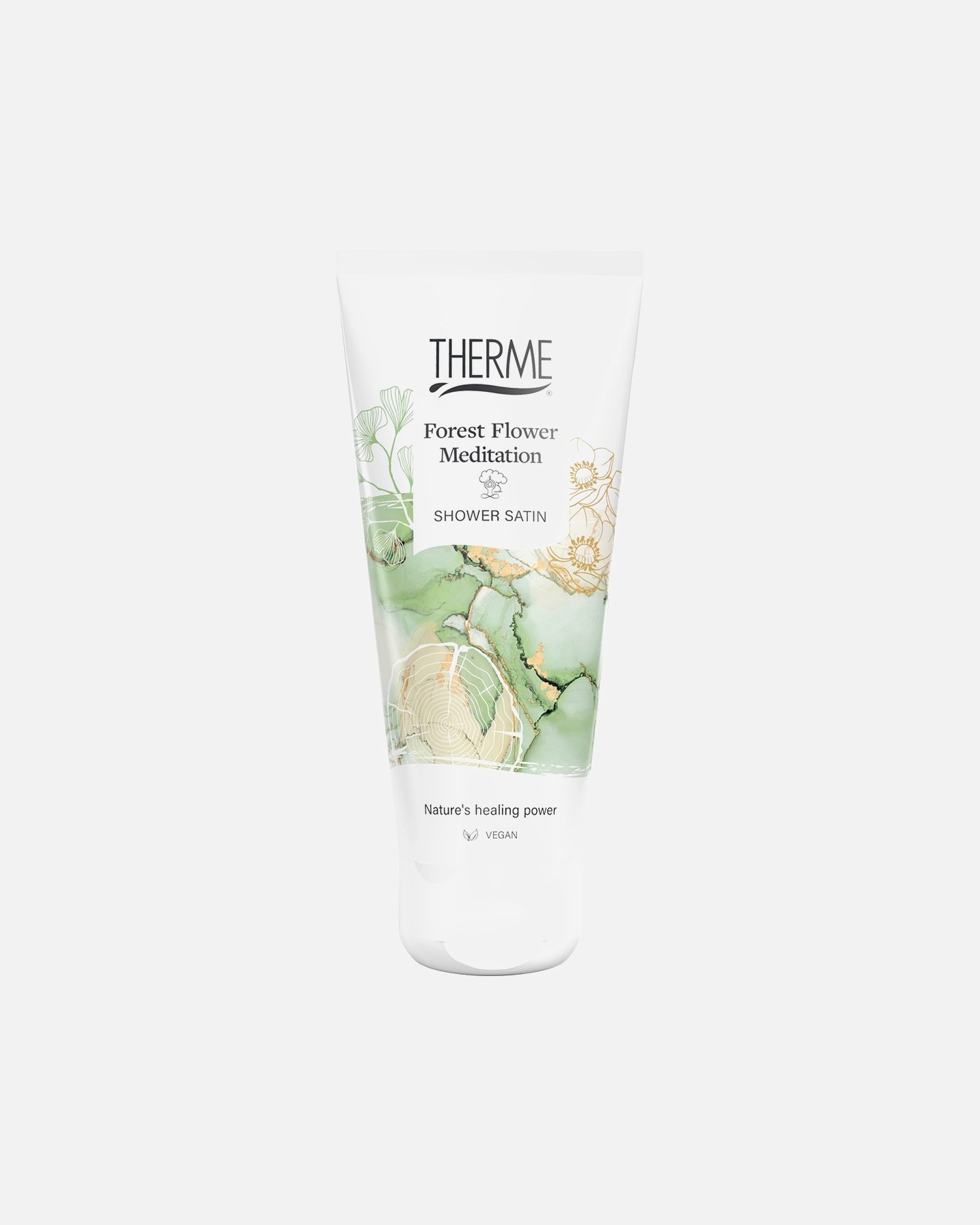 THERME гел за туширање са сатенском тушем и медитацијом у шумском цвећу - 200 мл