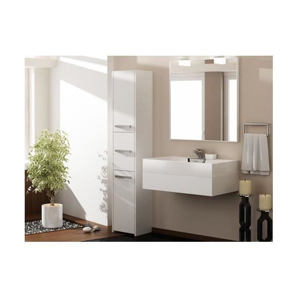 VERONA - Columna de baño 30x30x170 - Muebles de baño - Almacenamiento de baño - Armario de inodoro - Columna de almacenamiento