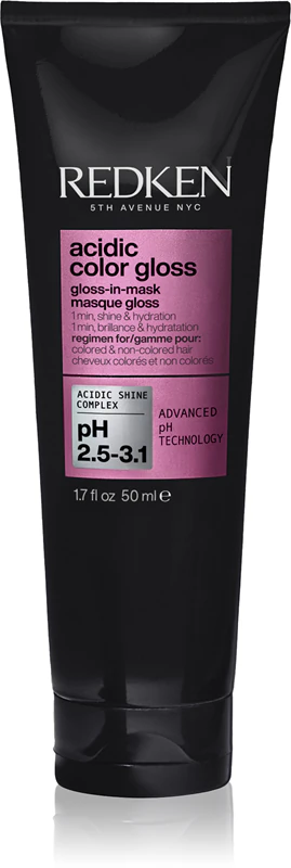 Redken Acidic Color Gloss Gloss-in-Mask – pflegende und feuchtigkeitsspendende Haarmaske für Glanz und Geschmeidigkeit