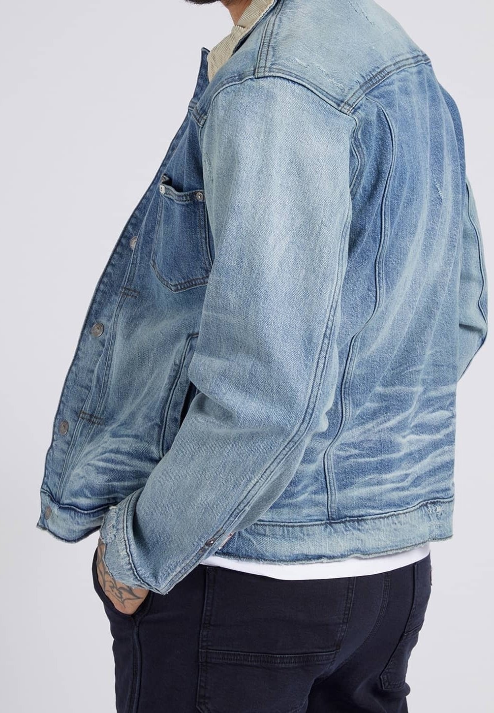 Guess Denimjakke - blå