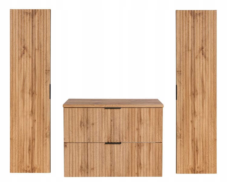 KOMPLET Mebli Łazienkowych ADEL OAK ZESTAW 4 elementów WOTAN