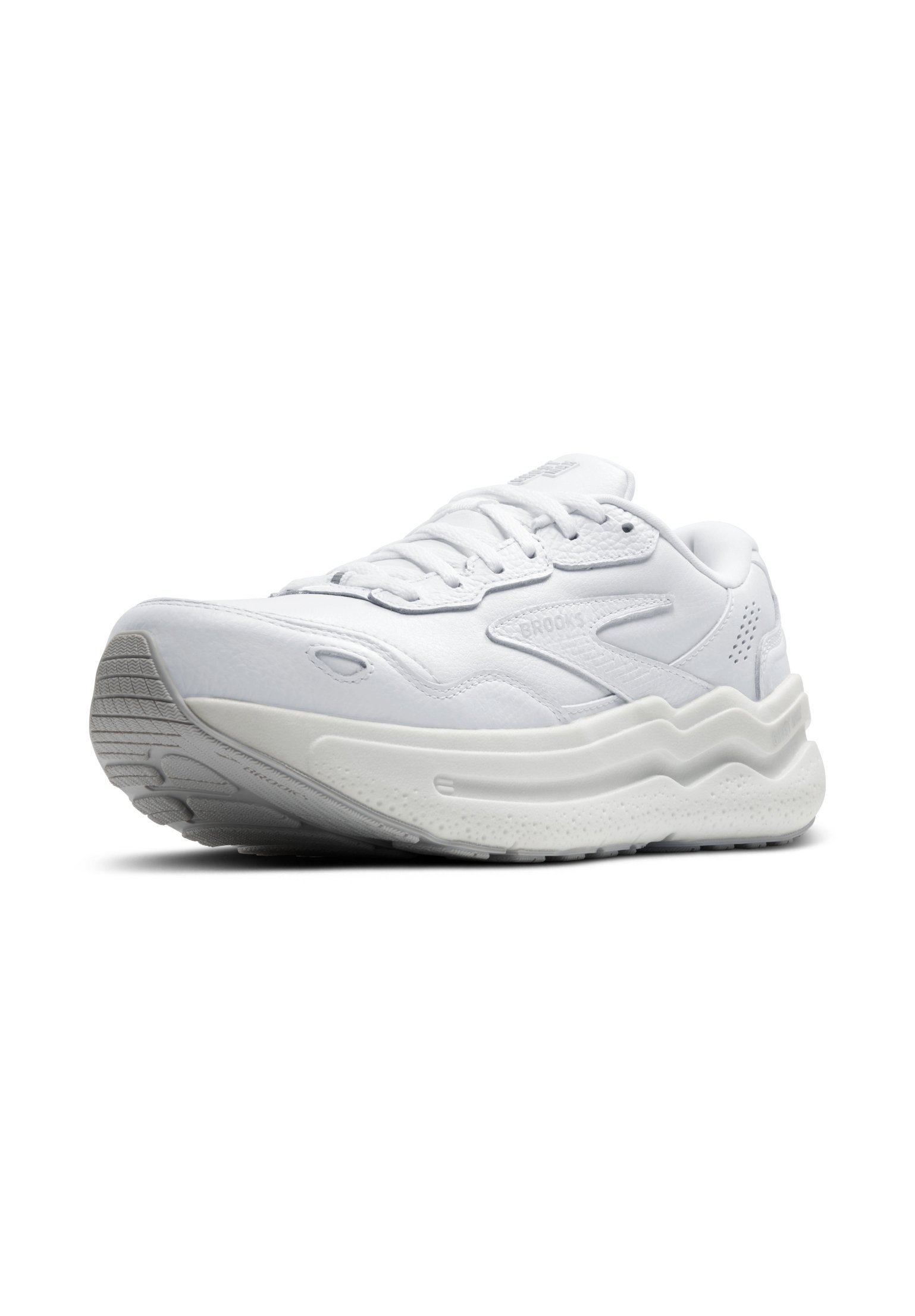 Brooks GHOST MAX L - Walking-Schuhe - weiß