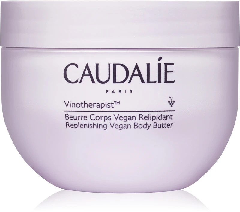 Manteiga Corporal Vegana Revitalizante Caudalie Vinotherapist: Hidratação intensa para peles secas e muito secas.