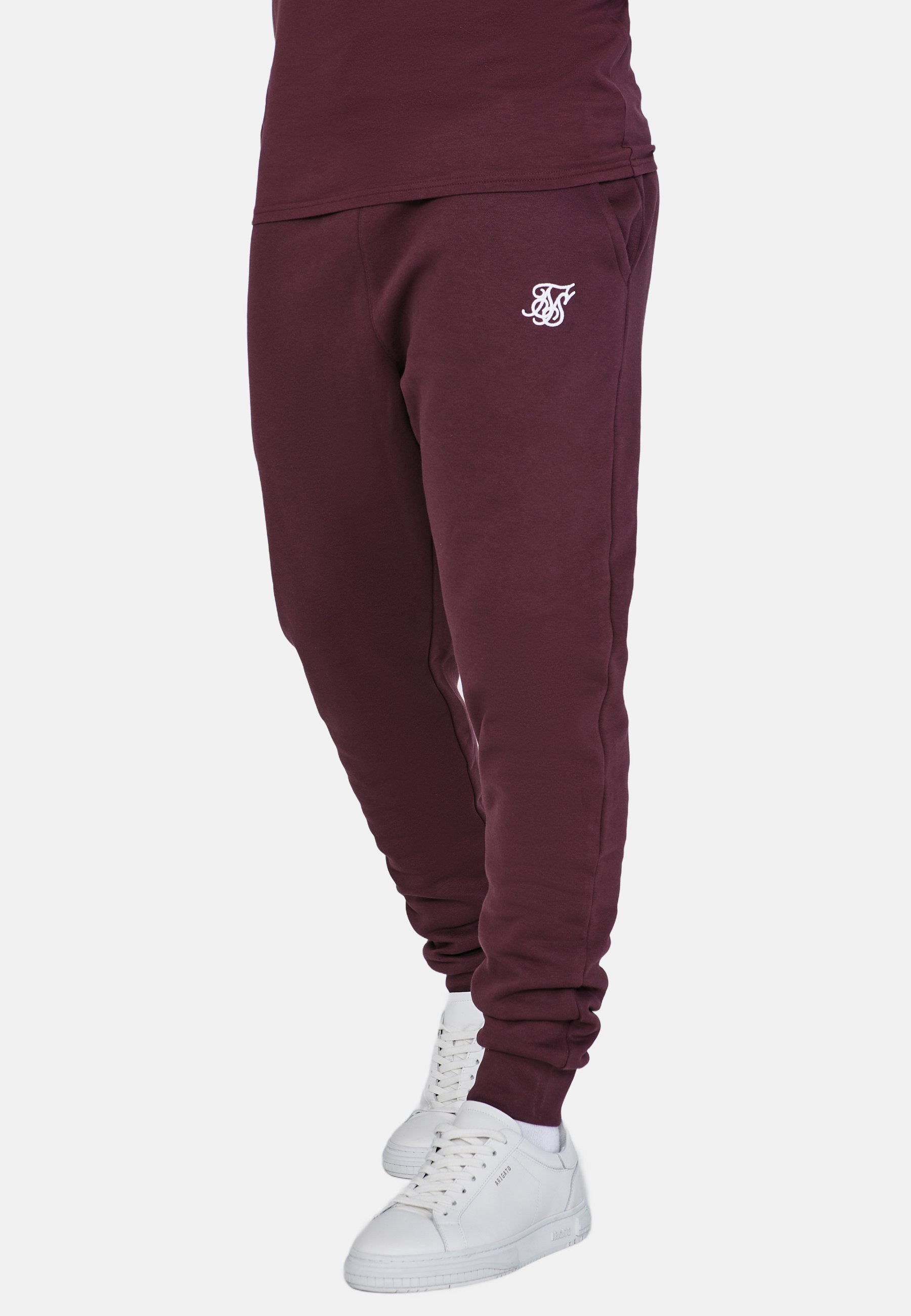 Teplákové kalhoty SIKSILK - vínová