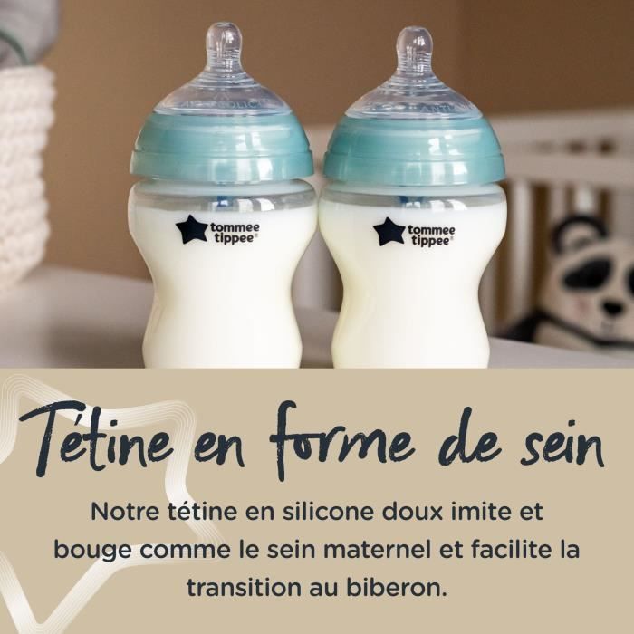 TOMMEE TIPPEE Advanced Anti-Colic Baby Bottle, 2-pack, 260ml