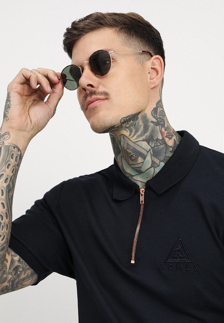 CHPO LIAM UNISEX - Sluneční brýle - black/green
