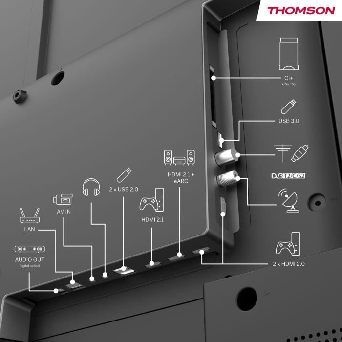 THOMSON 43QG4S14 - Televisor QLED de 43